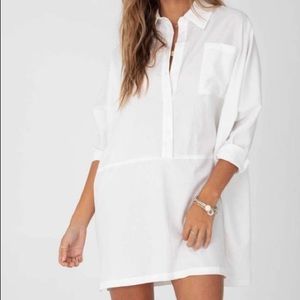 Stillwater THE SHIRTING MINI IN WHITE size medium
